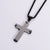 Sporty Cross Stainless Steel Electroplating Pendants