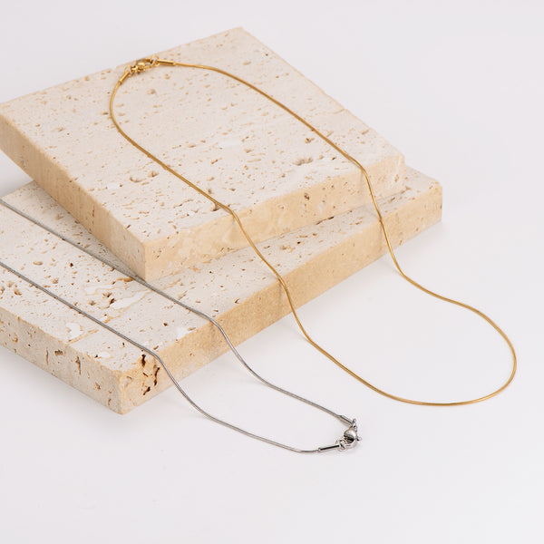 Minimalist Chain 304 Stainless Steel Electroplating Necklaces