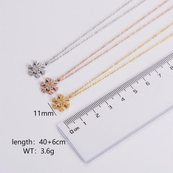 Minimalist Stripe Stainless Steel Electroplating Necklaces