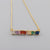 Vintage Retro Women Vintage Geometric Metal Retro Geometric Zircon Necklaces