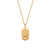 Fashion Geometric Stainless Steel 18K Gold Plated Necklaces