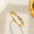 Natural 18K Gold Plated Bangles