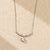 925 Sterling Silver Moderate Luxury Round Ellipse Geometric Silver Electroplating Necklaces