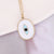 Women Eye Stainless Steel Oil Dripping Pendants