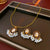 Vintage Retro Women Round Alloy Electroplating Jewelry Sets