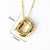 Unisex Letter Zircon Electroplating Necklaces