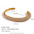 Minimalist Circle Stainless Steel 18K Gold Plated Bangles