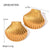 IG Style Shell Stainless Steel 18K Gold Plated Earrings