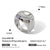 IG Style Irregular Stainless Steel Electroplating Rings