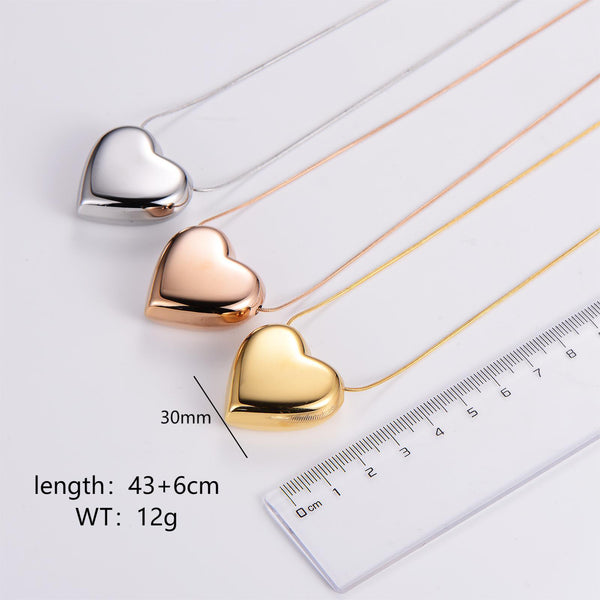 Expressive Stripe Circle Number Text Letter Stainless Steel Electroplating Necklaces