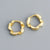 925 Sterling Silver Fashion Circle Silver Stud Earrings