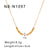 IG Style Quadrilateral Geometric Stainless Steel Electroplating Necklaces