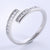 Minimalist Stripe Circle Round Stainless Steel Electroplating Rings