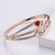 Natural Women Metal Diamond Crown Stainless Steel Bangles