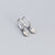 925 Sterling Silver Casual Heart Silver Electroplating Stud Earrings