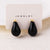 Fashion Droplet Droplet Copper Electroplating Stud Earrings