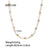 IG Style Chain Geometric Stainless Steel 18K Gold Plated Necklaces