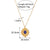 Fashion Ellipse Quadrilateral Round Geometric Stainless Steel 18K Gold Plated Necklaces