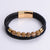 Men Korean Metal Leather String Bracelets