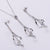 Women Korean Geometric Metal Doll Stainless Steel Electroplating Pendants