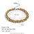 Minimalist Circle Geometric Stainless Steel Electroplating Necklaces