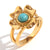 Expressive Fashion Circle Geometric Stainless Steel 18K Gold Plated Rings