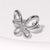 Open Ring Cute Butterfly Animal Chinese Zodiac Stainless Steel Electroplating Rings