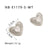 IG Style Heart Heart Stainless Steel Electroplating Earrings