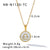 IG Style Zodiac Sign Flower Geometric Stainless Steel Electroplating Necklaces