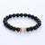 Unisex Ethnic Geometric Agate Electroplating Beaded Bracelets