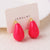 Fashion Droplet Droplet Copper Electroplating Stud Earrings