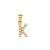 Letter Stainless Steel 18K Gold Plated Jewelry Making