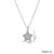 Moderate Luxury Pentagram Titanium Steel 18K Gold Plated Necklaces