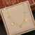 Cute Moon Star Stainless Steel Oil Dripping Necklaces