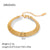 Circle Stainless Steel Electroplating Bangles