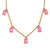 Fashion Quadrilateral Geometric Stainless Steel 18K Gold Plated Necklaces