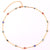 Women Round Polka Dot Geometric Copper Electroplating Necklaces