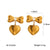 IG Style Bowknot Heart Geometric Stainless Steel Electroplating Earrings