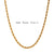 Fashion Stripe Geometric Stainless Steel 18K Gold Plated Necklaces