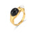 Women Geometric Stainless Steel 18K Gold Plated Rings