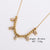 Retro Vintage Droplet Stainless Steel Electroplating Necklaces