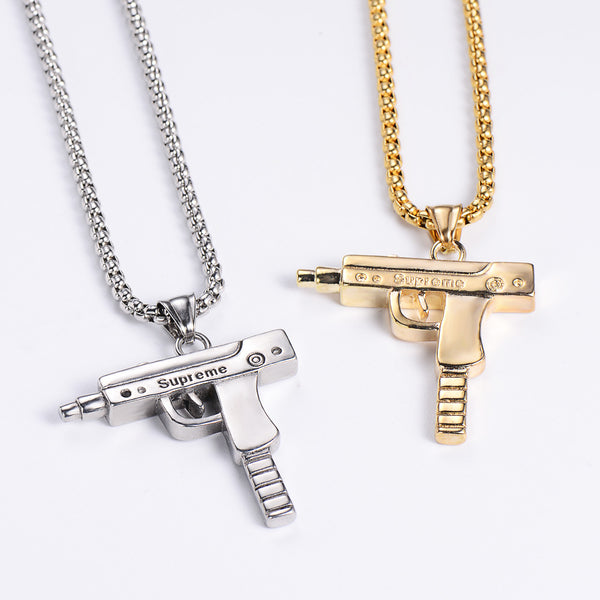 Men Metal Retro Vintage Stainless Steel Pendants