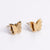 Fairy Butterfly Chinese Zodiac Animal Bowknot Stainless Steel Stud Earrings