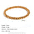 Women Fashion Round Geometric Stainless Steel 18K Gold Plated Bracelets