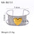 IG Style Circle Heart Stainless Steel Electroplating Bangles