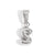 Minimalist Letter Stainless Steel 18K Gold Plated Jewelry Making