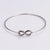 Women Metal Doll Titanium Steel Electroplating Bangles