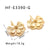 IG Style Flower Flower Stainless Steel Electroplating Earrings