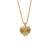 Fashion Quadrilateral Round Heart Stainless Steel 18K Gold Plated Necklaces