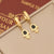 Expressive Butterfly Heart Chinese Zodiac Animal Star Stainless Steel Oil Dripping Earrings